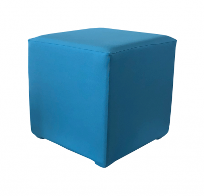 Location de Pouf houssé Bleu Turquoise