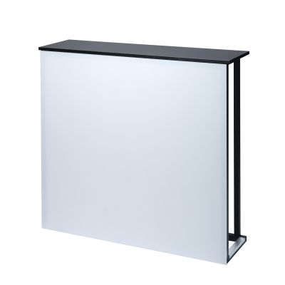 Comptoir d'accueil Blanc et Noir en location pour conférence à Paris