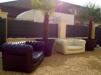 Location de canapé chesterfield gonflable en Ile de France et Picardie