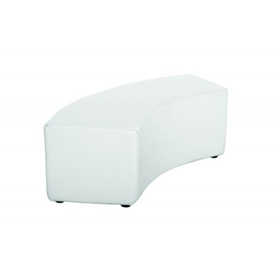 Location de banquette circulaire 60° blanche en Ile de France