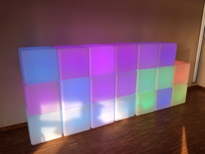 Louer des cubes lumineux à Paris