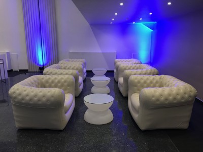 Location de table basse ronde lumineuse 60cm