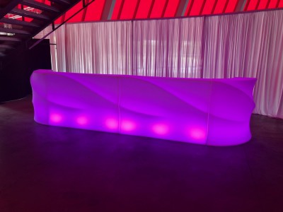 Location de bar WAVE Corner lumineux