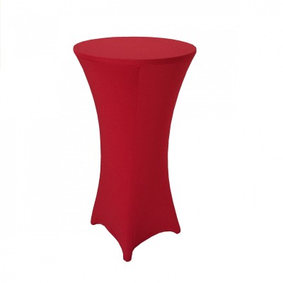 Location de mange debout lycra rouge à Paris.