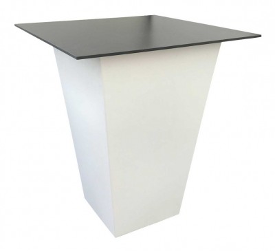 Location de table haute blanche design dans l'Oise