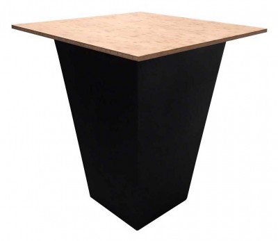 Location de table haute noire en bambou en Ile de France