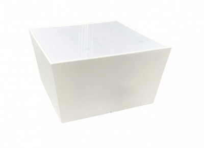 Location de table basse Conic blanche à Paris