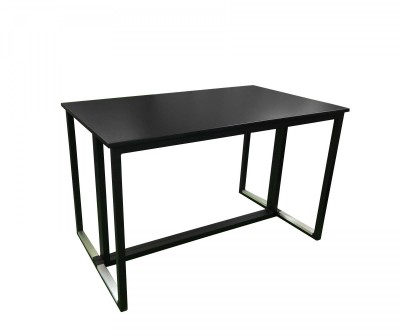 Table de réception noire à louer pour repas en île de France