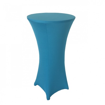 Location de mange debout lycra turquoise en Ile de France