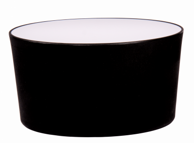 Location de table basse Conic ronde noire à Paris