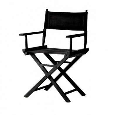 Location de chaise metteur en scène noire à Paris