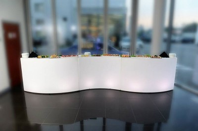 Location de buffet Snack Bar Slide en Région parisienne et Picardie