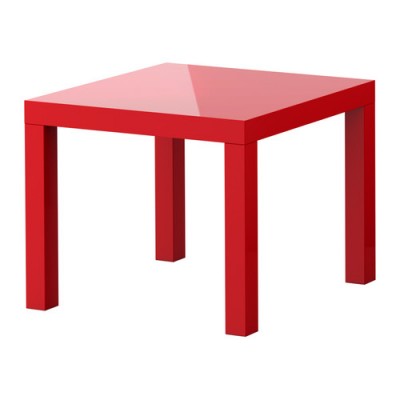 Location de table basse rouge à Paris