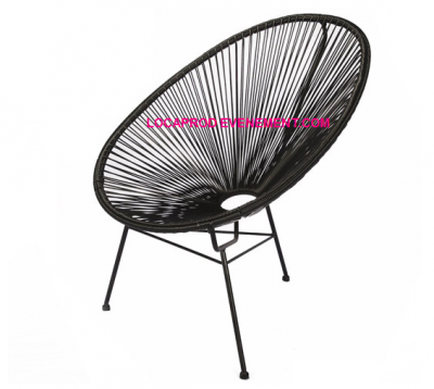 Location de fauteuil noir Ipanema à Paris