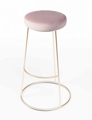 Tabouret couleur or et rose à louer pour soirée d'entreprise à Paris 75