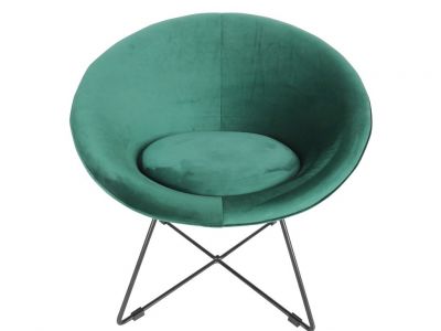 Location de fauteuil Sofia velours vert en Ile de France