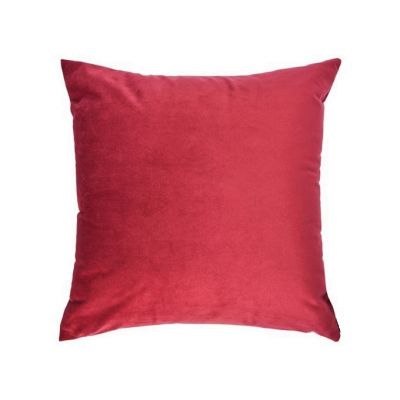 Location de coussin velours bordeaux
