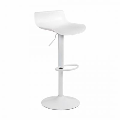 Tabouret haut blanc mat à louer en Île-de-France