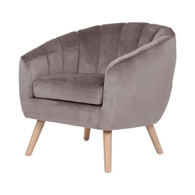 Location de fauteuil velours taupe à Paris