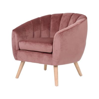 Location de fauteuils en velours rose à Paris