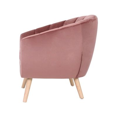 Location de fauteuils en velours rose en Ile de France