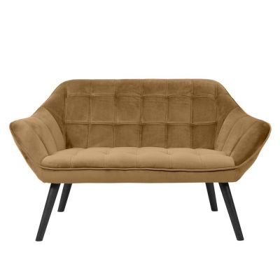 Louer des canapés 2 places en velours marron pour une réception à Paris