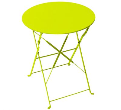 Table en acier epoxy à louer pour évènement extérieur dans le 75