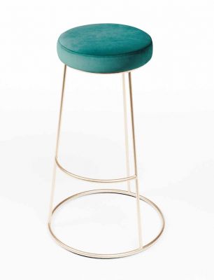 Tabouret vert disponible à la location à prix abordable pour soirée privée à Paris 75