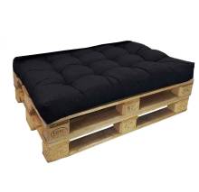 Location de Banquette palette noire à Paris et dans les Hauts-de-Seine