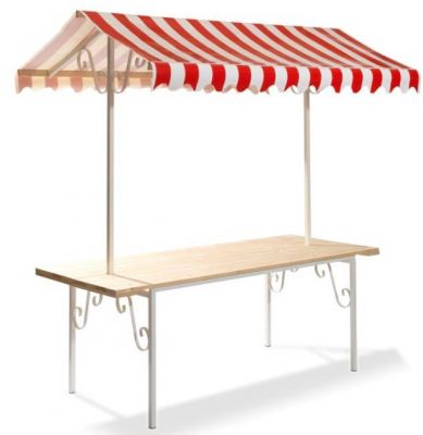 Stand de marché en location en région parisienne