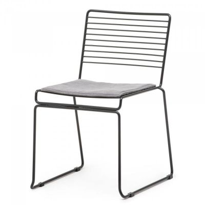 Location de Galette Grise pour Chaise Steel