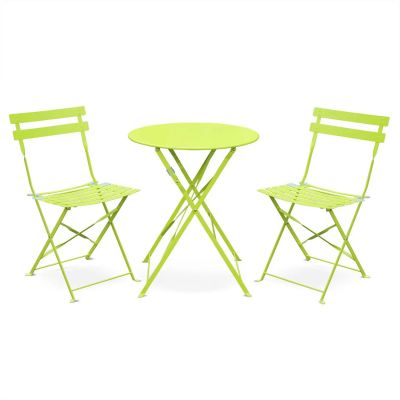 Photo du salon de jardin Bistrot vert à louer en Ile de France