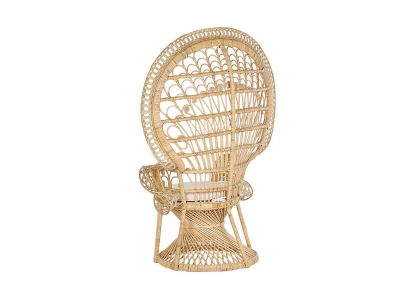 Fauteuil Emmanuelle en rotin pour mariage en Ile de France