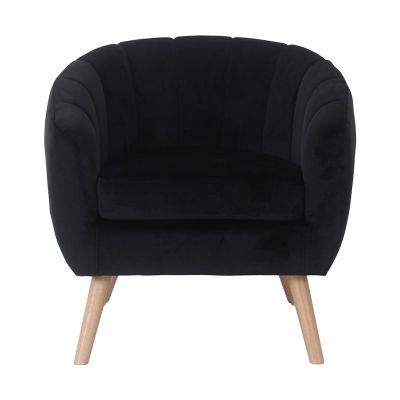Location de fauteuil Victoria en velours noir en région parisienne