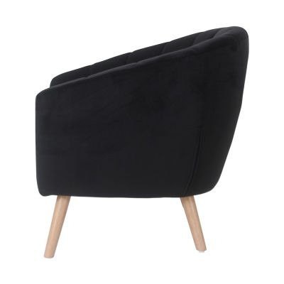 Louer des fauteuils en velours noir à Paris