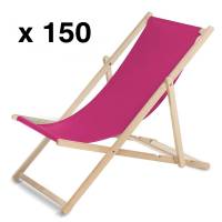 Location de 150 chaises longues rose fuchsia pour réception en Ile de France 75