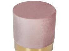 Location de Pouf LOUXOR Velours Rose pour salon professionnel dans le 75