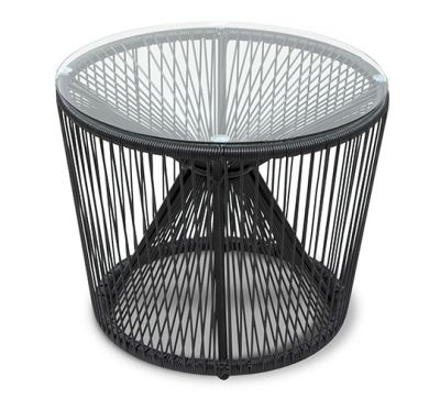 Location de table basse Acapulco noire en Ile de France