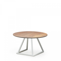 Table basse ronde à louer pour une foire exposition Porte de Versailles