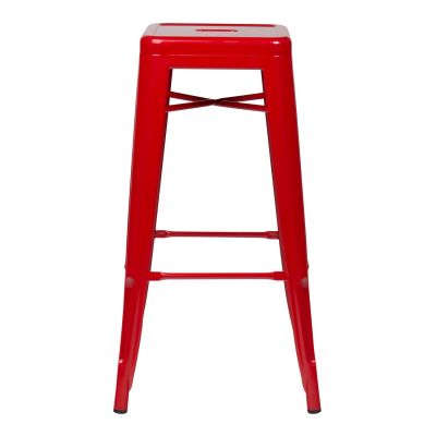 Louer des tabourets Tolix rouges à Paris