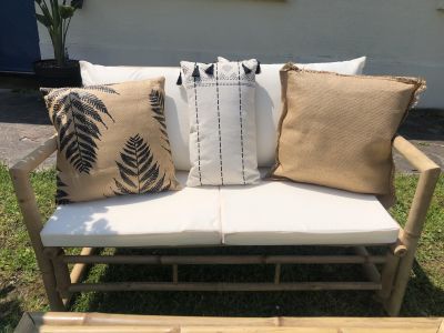 Location de Coussin Toile de Jute 45x45cm