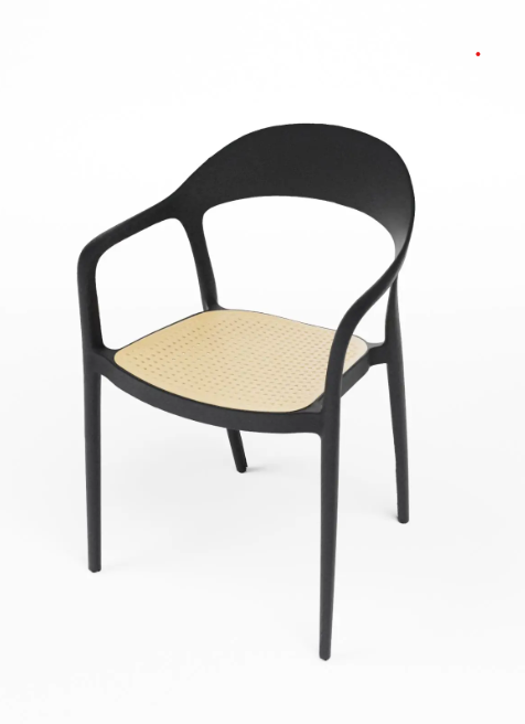 Location de chaise noire confortable  pour réunion à Paris75