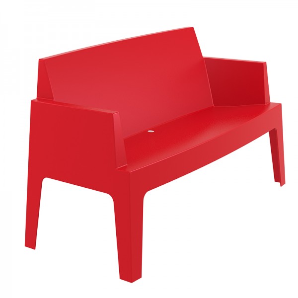 Location de canapé design rouge à Paris 