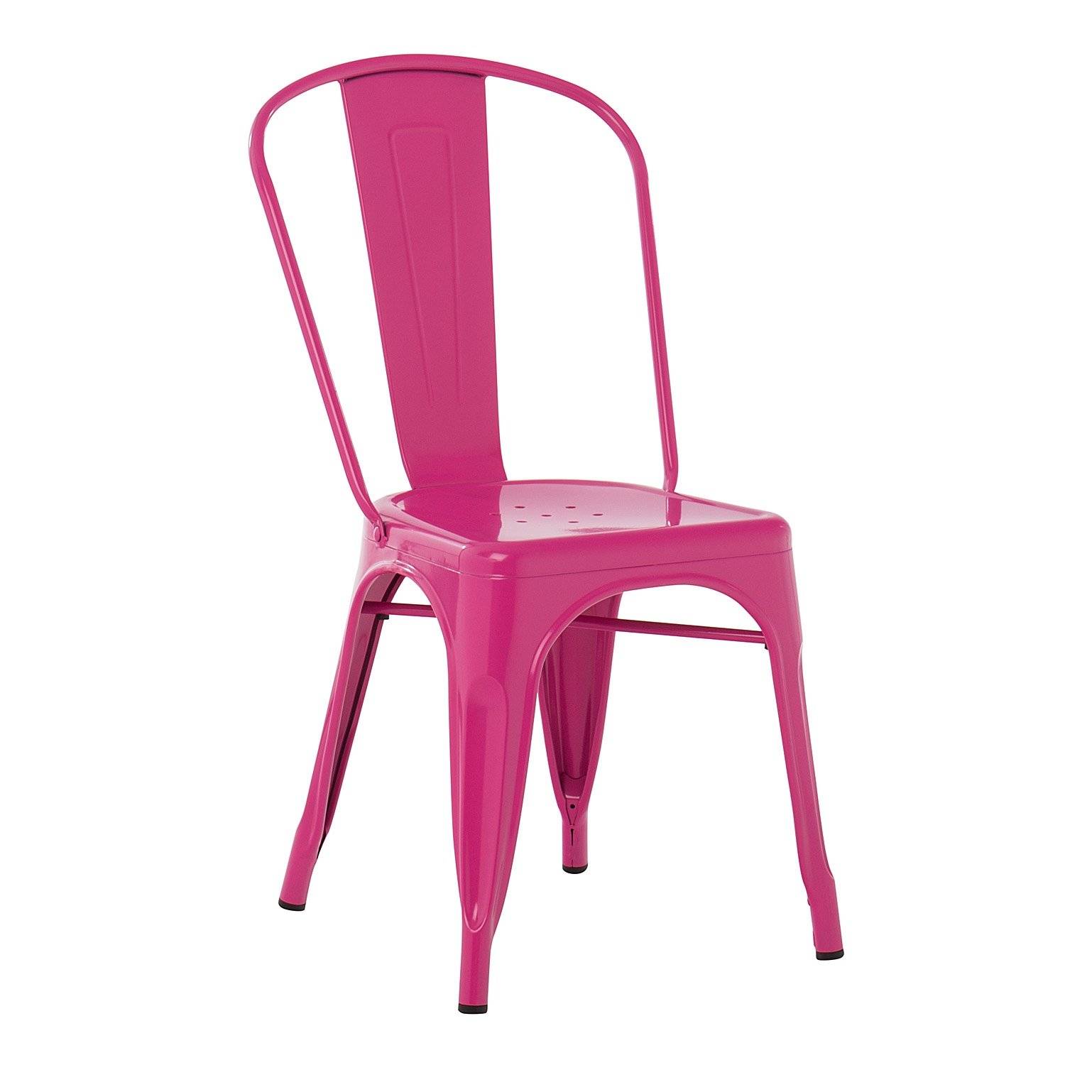 Location de chaises en métal rose Paris 75
