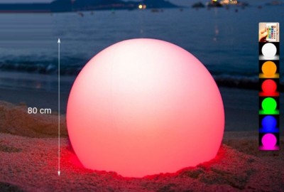 Location de boule lumineuse géante en Ile de France et picardie