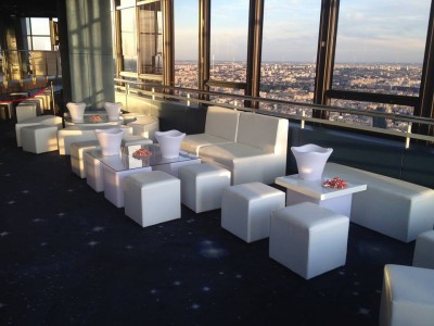 Location de mobilier lounge à Paris